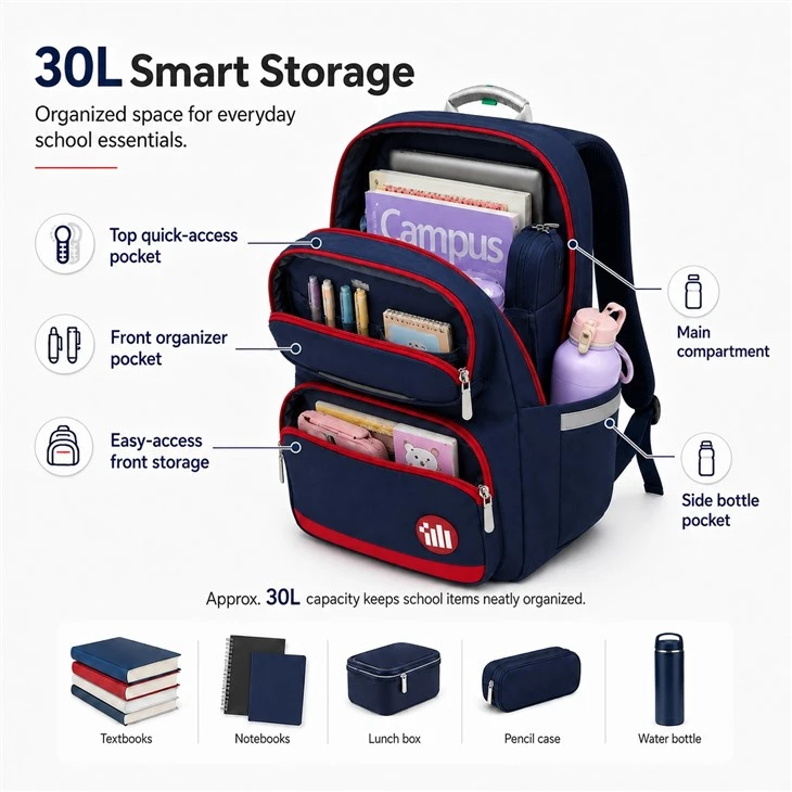 Ergonomic Spine Support Kids Backpack For Boy suppliers